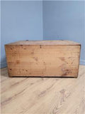 Pine Storage Chest Wooden Blanket Box Rustic Trunk Large Ottoman Vintage