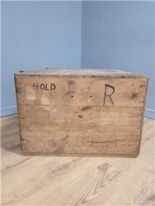 Pine Storage Chest Wooden Blanket Box Rustic Trunk Large Ottoman Vintage