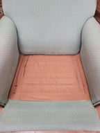 Criterion Cord Upholstered Armchair Queen Anne Lounge Chair Vintage Armchair