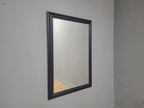 Pine Framed Wall Mirror Bevel Edge Fusion Blue Hand Painted Large Mirror