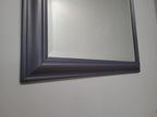 Pine Framed Wall Mirror Bevel Edge Fusion Blue Hand Painted Large Mirror