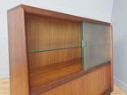 G Plan Brandon Teak Display Cabinet Sliding Glass Mid Century