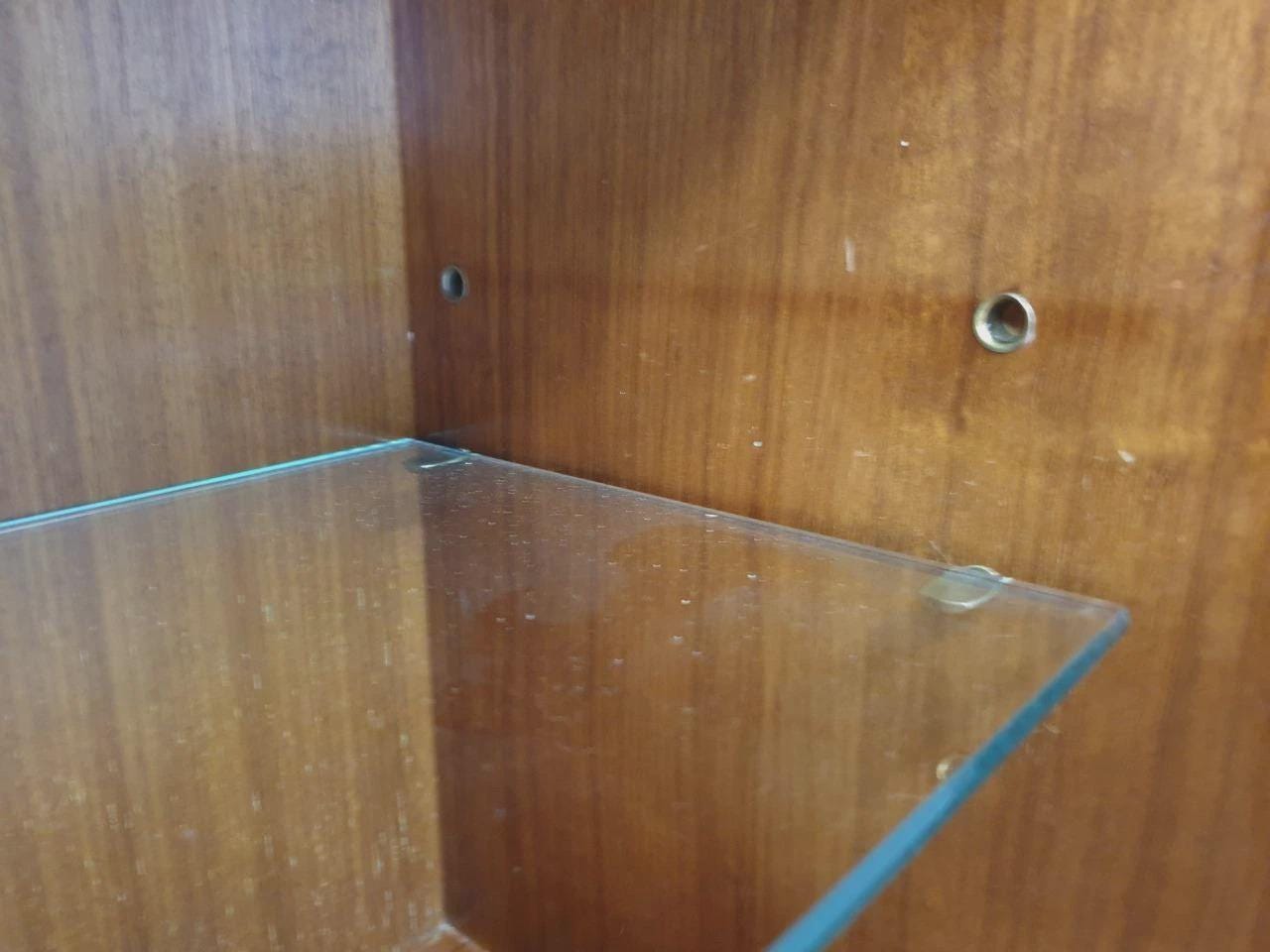 G Plan Brandon Teak Display Cabinet Sliding Glass Mid Century