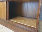G Plan Brandon Teak Display Cabinet Sliding Glass Mid Century
