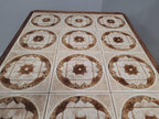 MCM G Plan Teak Coffee Table Tile Top Trestle Mid Century Retro Chic