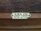 Oak Tallboy Cabinet Art Deco 1930s Drawers Cupboard Vintage Storage
