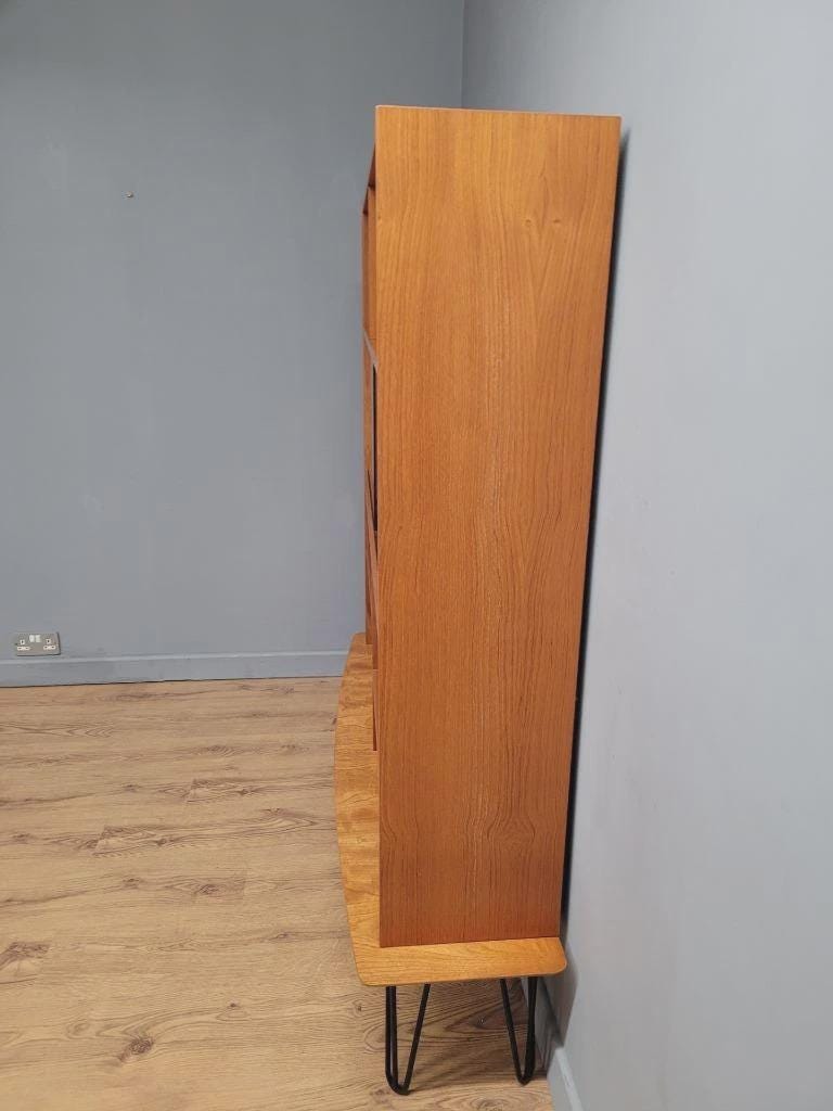Domino Teak Shelving Unit Mid Century Danish Display Cabinet