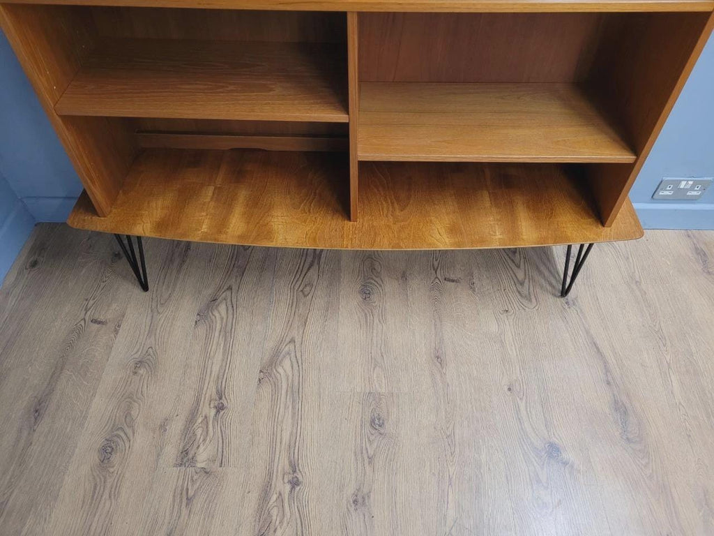 Domino Teak Shelving Unit Mid Century Danish Display Cabinet