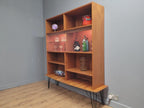 Domino Teak Shelving Unit Mid Century Danish Display Cabinet