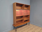 Domino Teak Shelving Unit Mid Century Danish Display Cabinet