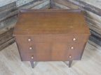 Symbol Teak Chest Of Drawers Mid Century Three Drawer Cabinet