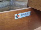 Symbol Teak Chest Of Drawers Mid Century Three Drawer Cabinet