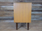 Mid Century Melamine Chest Of Drawers Four Drawer Retro Cabinet