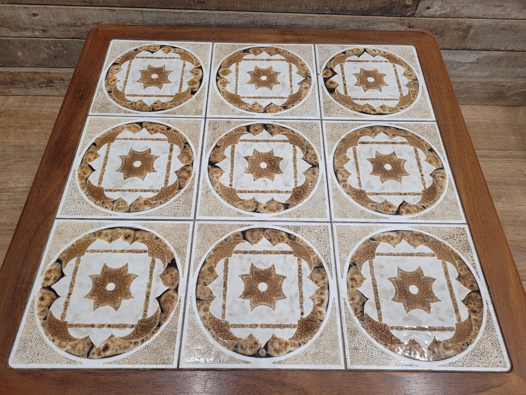 G Plan Teak Tiled Coffee Table Leslie Dandy Mid Century