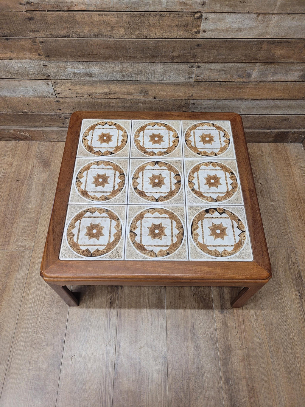 G Plan Teak Tiled Coffee Table Leslie Dandy Mid Century