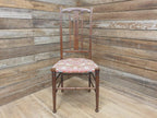Arts And Crafts Oak Chair William Morris Strawberry Thief Antique Bedroom Chair