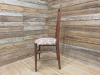 Arts And Crafts Oak Chair William Morris Strawberry Thief Antique Bedroom Chair