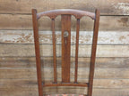 Arts And Crafts Oak Chair William Morris Strawberry Thief Antique Bedroom Chair