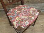 Arts And Crafts Oak Chair William Morris Strawberry Thief Antique Bedroom Chair