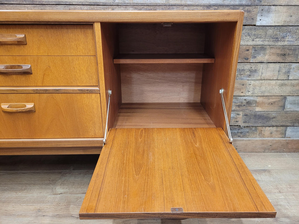 G Plan Sierra Teak Sideboard Seven Foot Mid Century Cabinet MCM Credenza