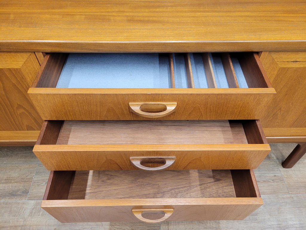 G Plan Sierra Teak Sideboard Seven Foot Mid Century Cabinet MCM Credenza