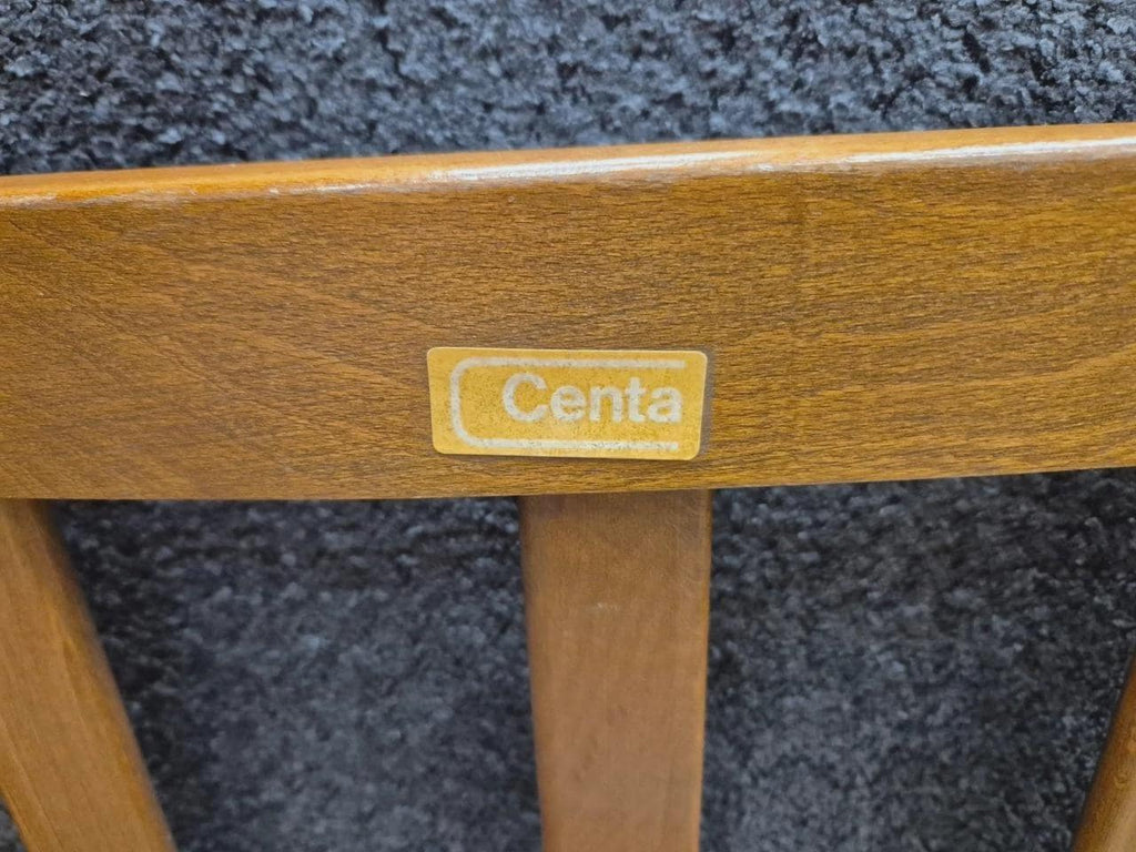 Pair Centa Teak Lounge Chairs Mid Century Danish Armchairs MCM Classic Style