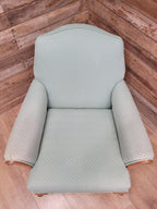 Criterion Cord Upholstered Armchair Queen Anne Lounge Chair Vintage Armchair