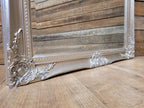 Large Silver Ornate Wall Mirror French Style Decorative Dressing Mirror