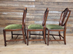 Prince Of Wales Hepplewhite Dining Chairs Mahogany Set Six Shield Back