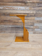 Teak Magazine Rack Side Table Vintage Telephone Stand Lamp Table