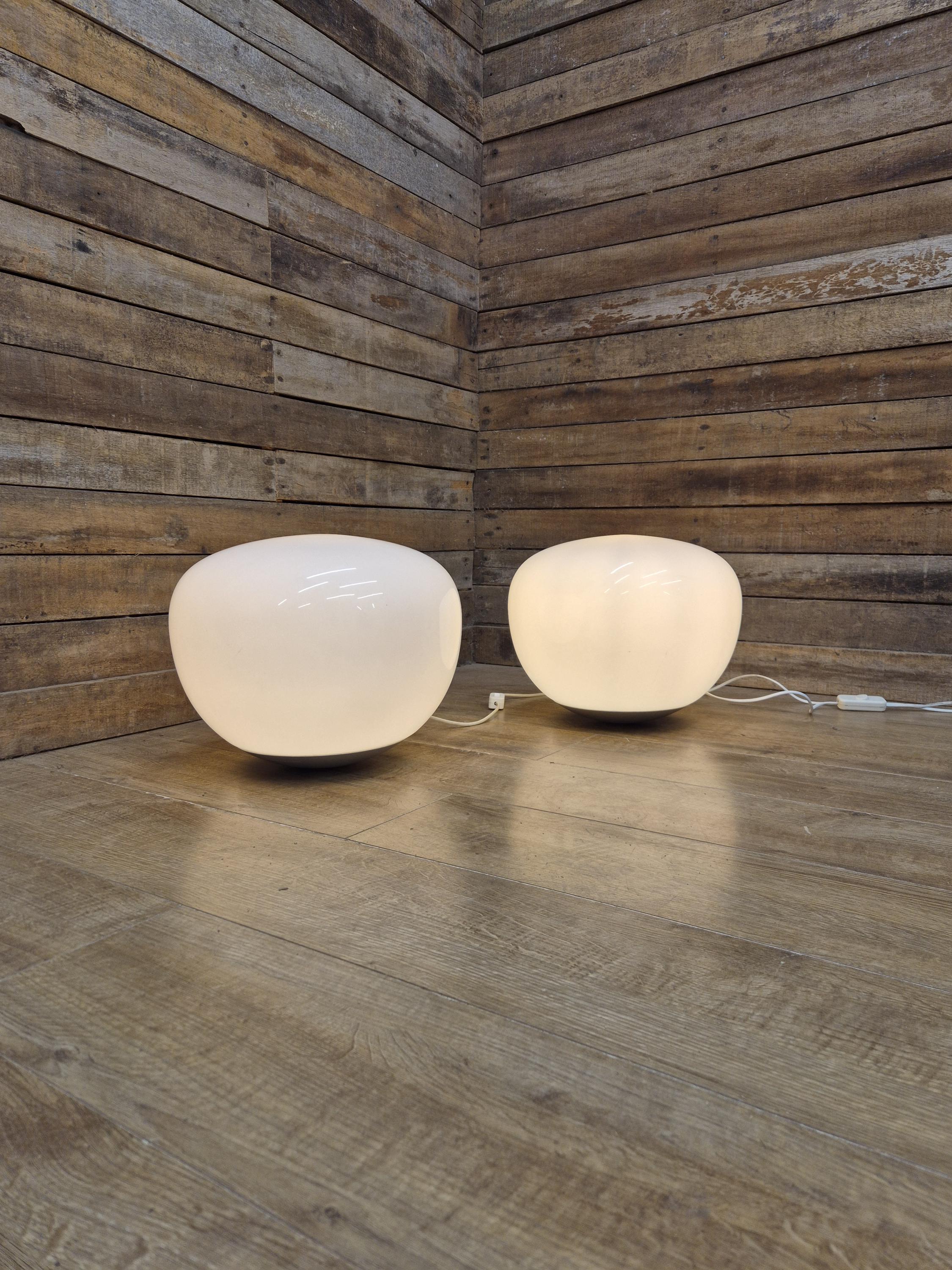 Ikea Jonisk Balance Lamp White Pebble Table Light Pair