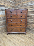 Victorian Mahogany Chest Of Drawers Two Over Four Tallboy