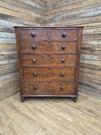 Victorian Mahogany Chest Of Drawers Two Over Four Tallboy