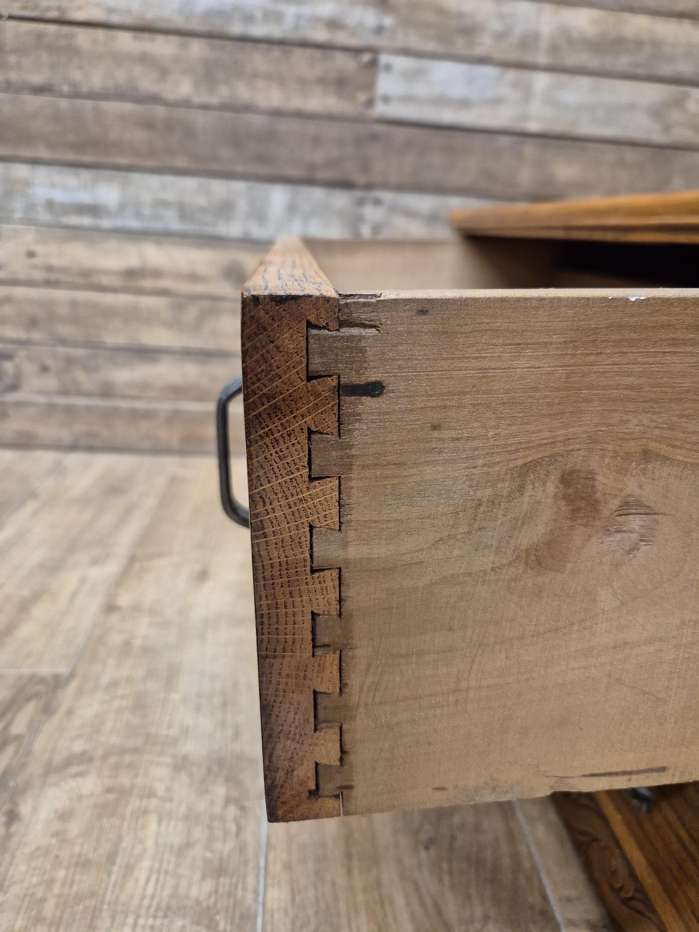 Lebus Oak Two Drawer Blanket Box Storage Chest