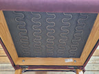 IKEA Bentwood Armchair Halabala Style Lounge Chair Purple Fabric