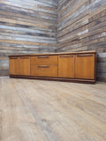 Teak Sideboard Mid Century Drawers Credenza Retro Long John MCM Cupboard