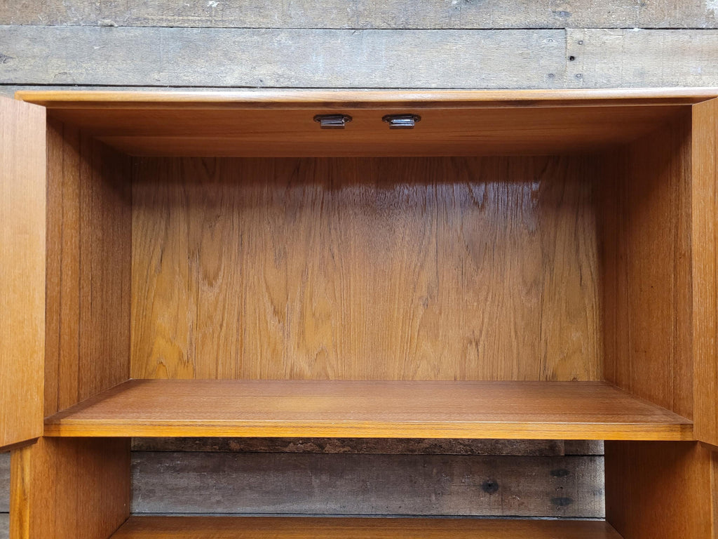 G Plan Bookcase Teak Mid Century Hairpin Leg Shelving Cabinet Retro Chic