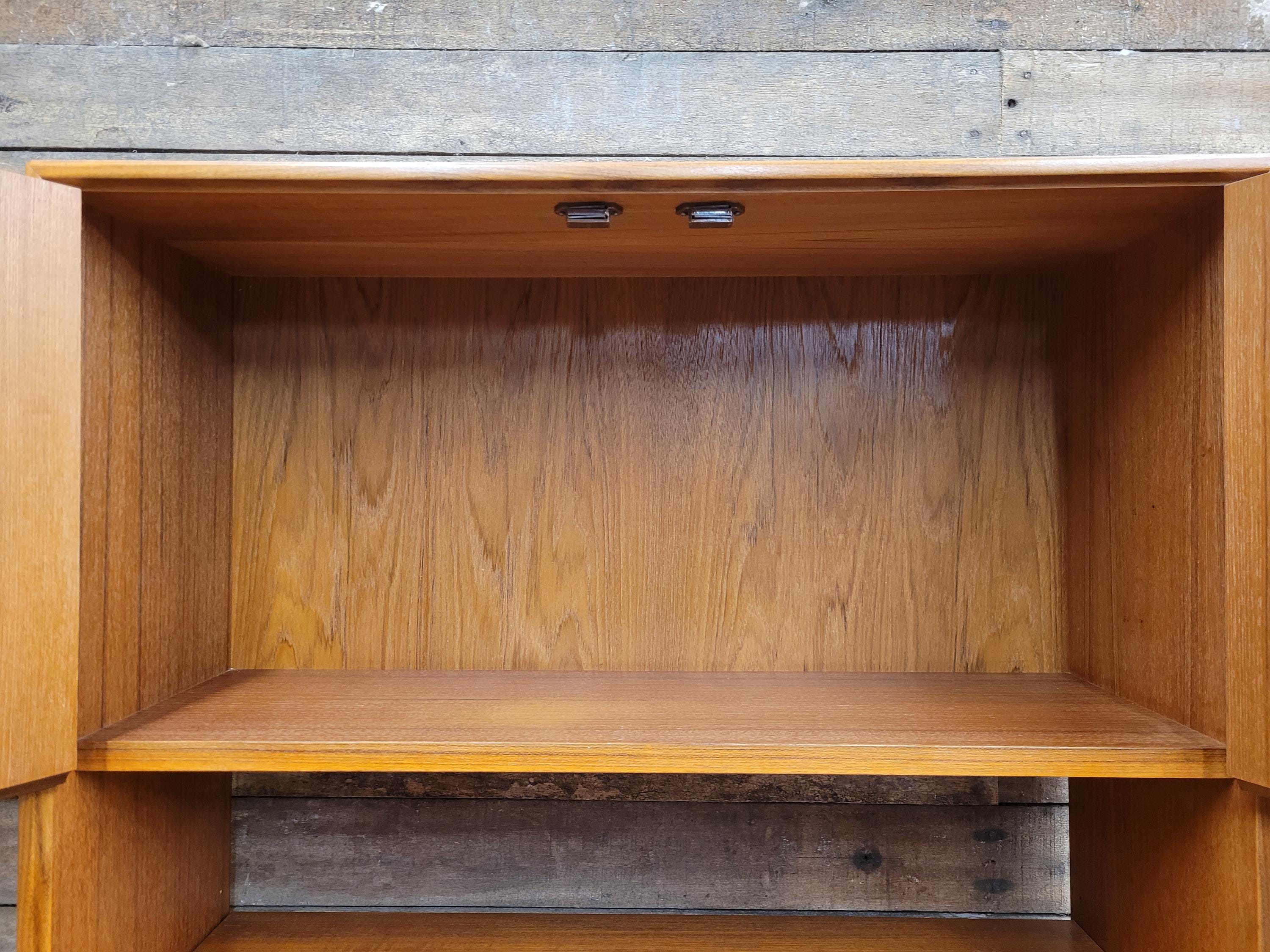 G Plan Bookcase Teak Mid Century Hairpin Leg Shelving Cabinet Retro Chic