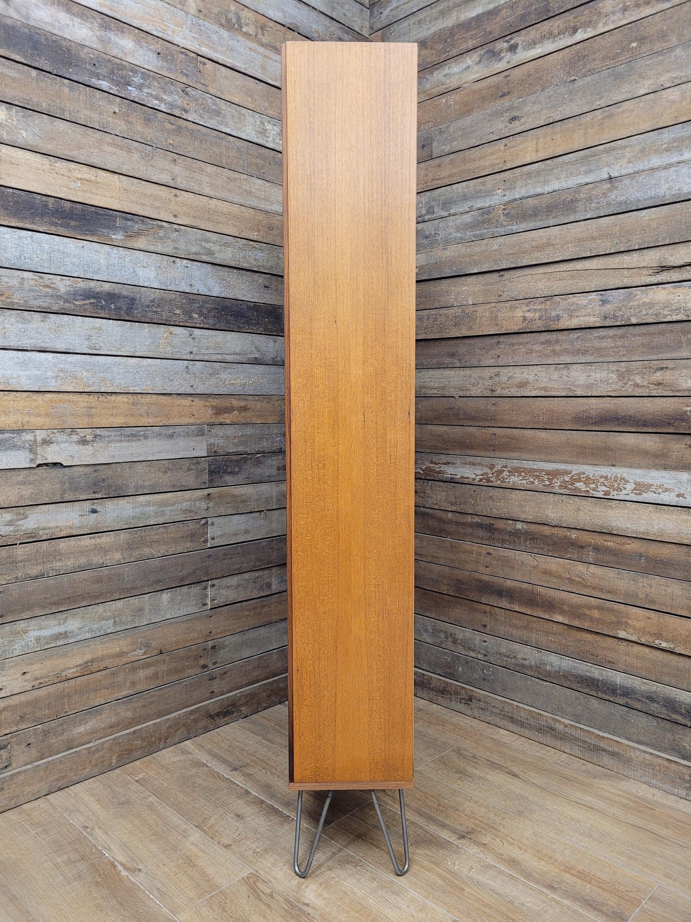 G Plan Bookcase Teak Mid Century Hairpin Leg Shelving Cabinet Retro Chic