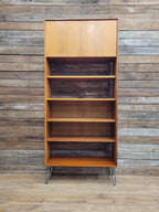 G Plan Bookcase Teak Mid Century Hairpin Leg Shelving Cabinet Retro Chic