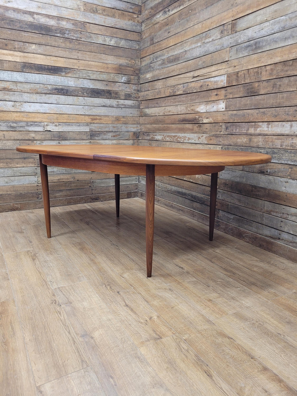 G Plan Fresco Dining Table Teak Mid Century Oval Extending Vintage