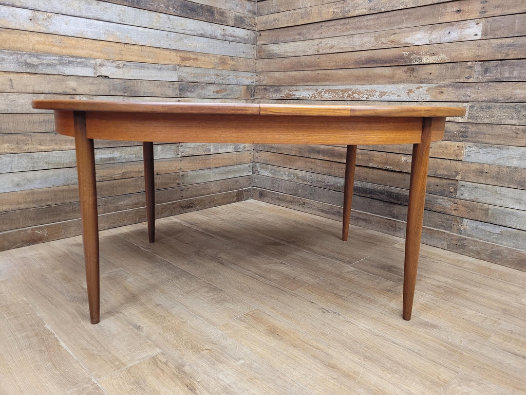 G Plan Fresco Dining Table Teak Mid Century Oval Extending Vintage