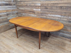 G Plan Fresco Dining Table Teak Mid Century Oval Extending Vintage