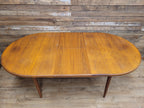 G Plan Fresco Dining Table Teak Mid Century Oval Extending Vintage