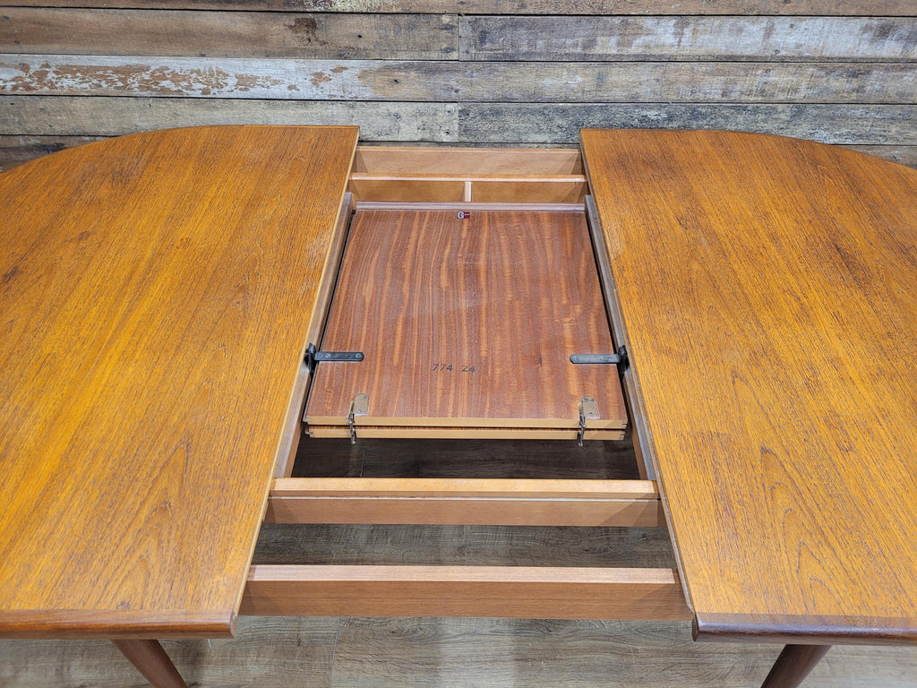 G Plan Fresco Dining Table Teak Mid Century Oval Extending Vintage
