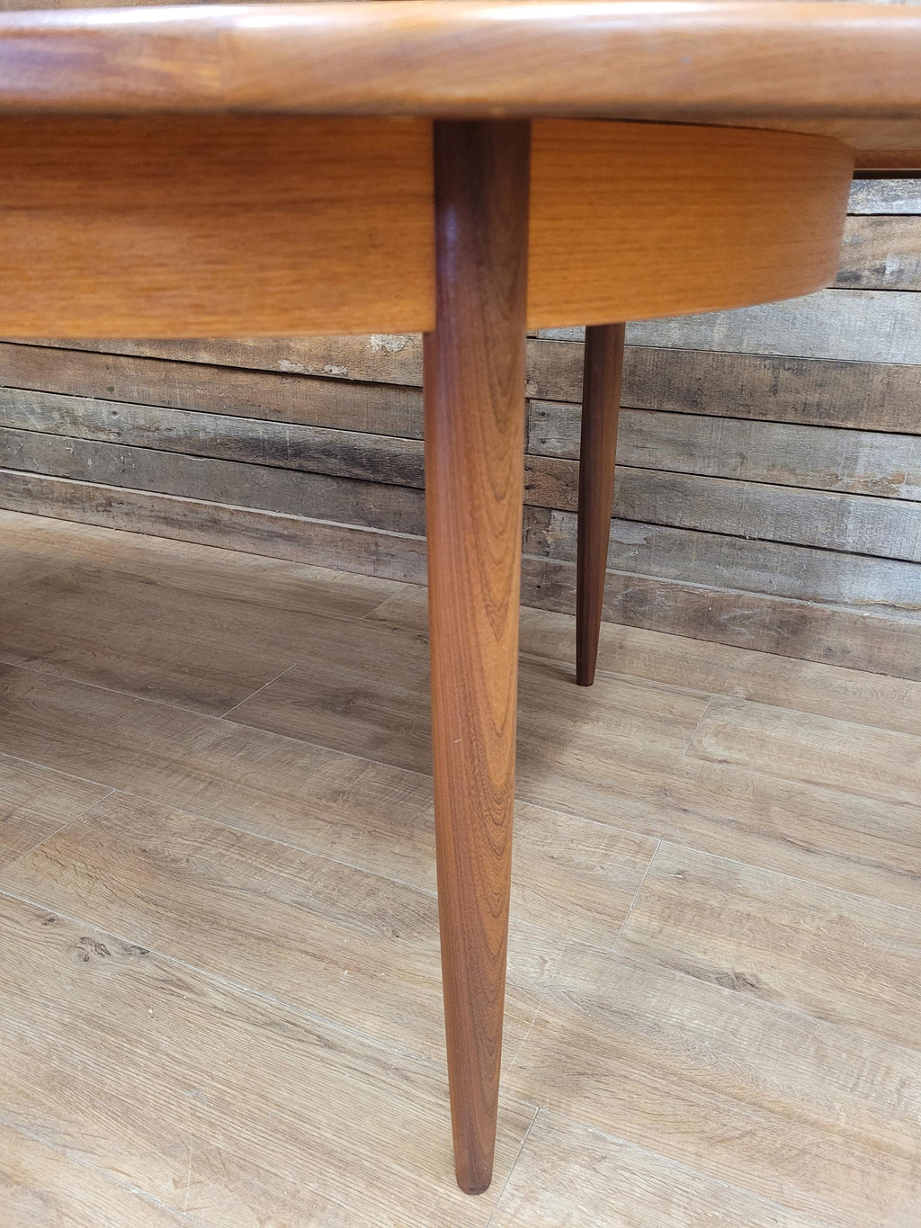G Plan Fresco Dining Table Teak Mid Century Oval Extending Vintage
