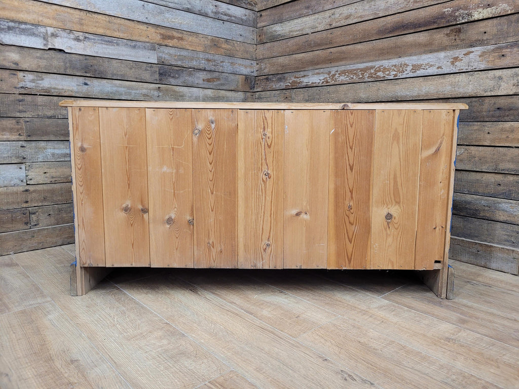 Pine Six Drawer Painted Dresser Sideboard Country Farmhouse Storage