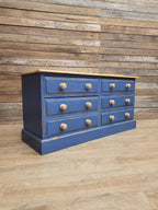 Pine Six Drawer Painted Dresser Sideboard Country Farmhouse Storage