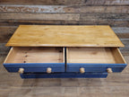Pine Six Drawer Painted Dresser Sideboard Country Farmhouse Storage