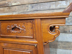 Hardwood Sideboard Cabinet Carved Two Drawer Two Door Cupboard